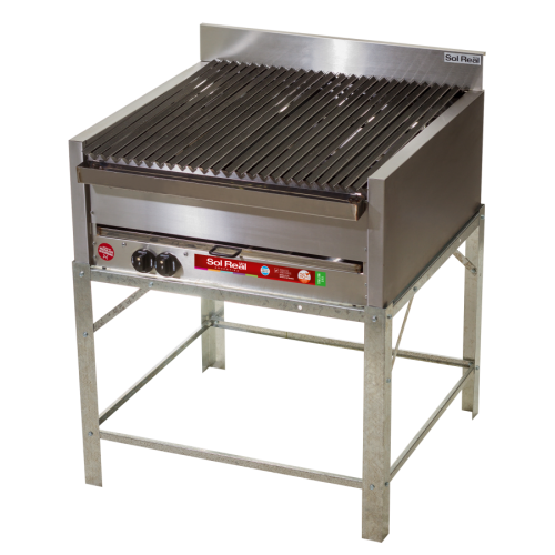 Parrilla grande acero inoxidable